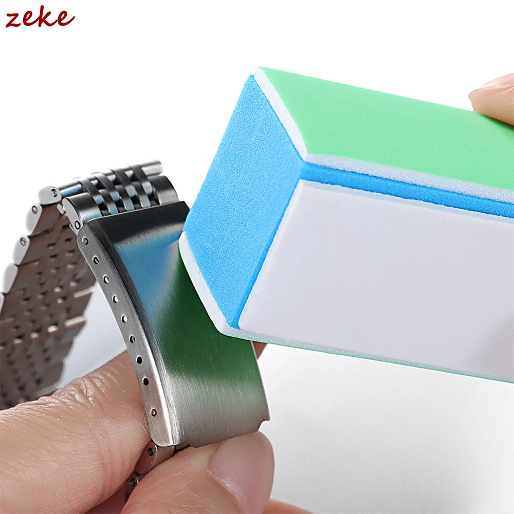 4-Sided Watch Polishing Block – Scratch Remover & Shine Restorer for Watch Cases and Bracelets