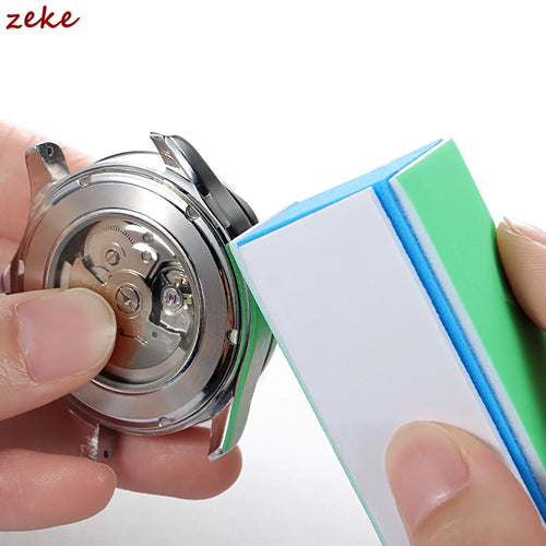 4-Sided Watch Polishing Block – Scratch Remover & Shine Restorer for Watch Cases and Bracelets